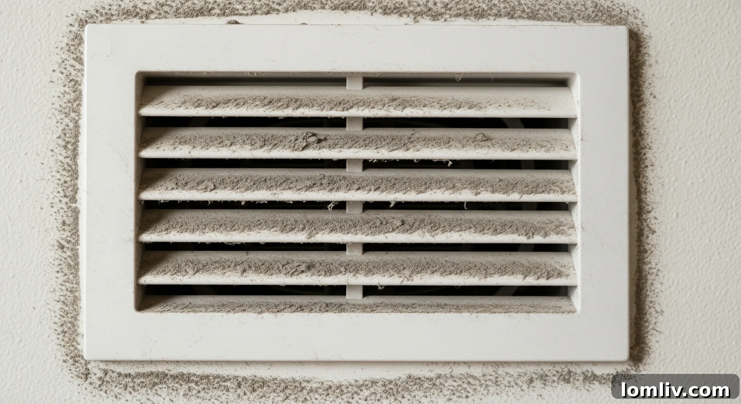 A homeowner inspecting an air vent for signs of dust and debris, indicating a need for cleaning.