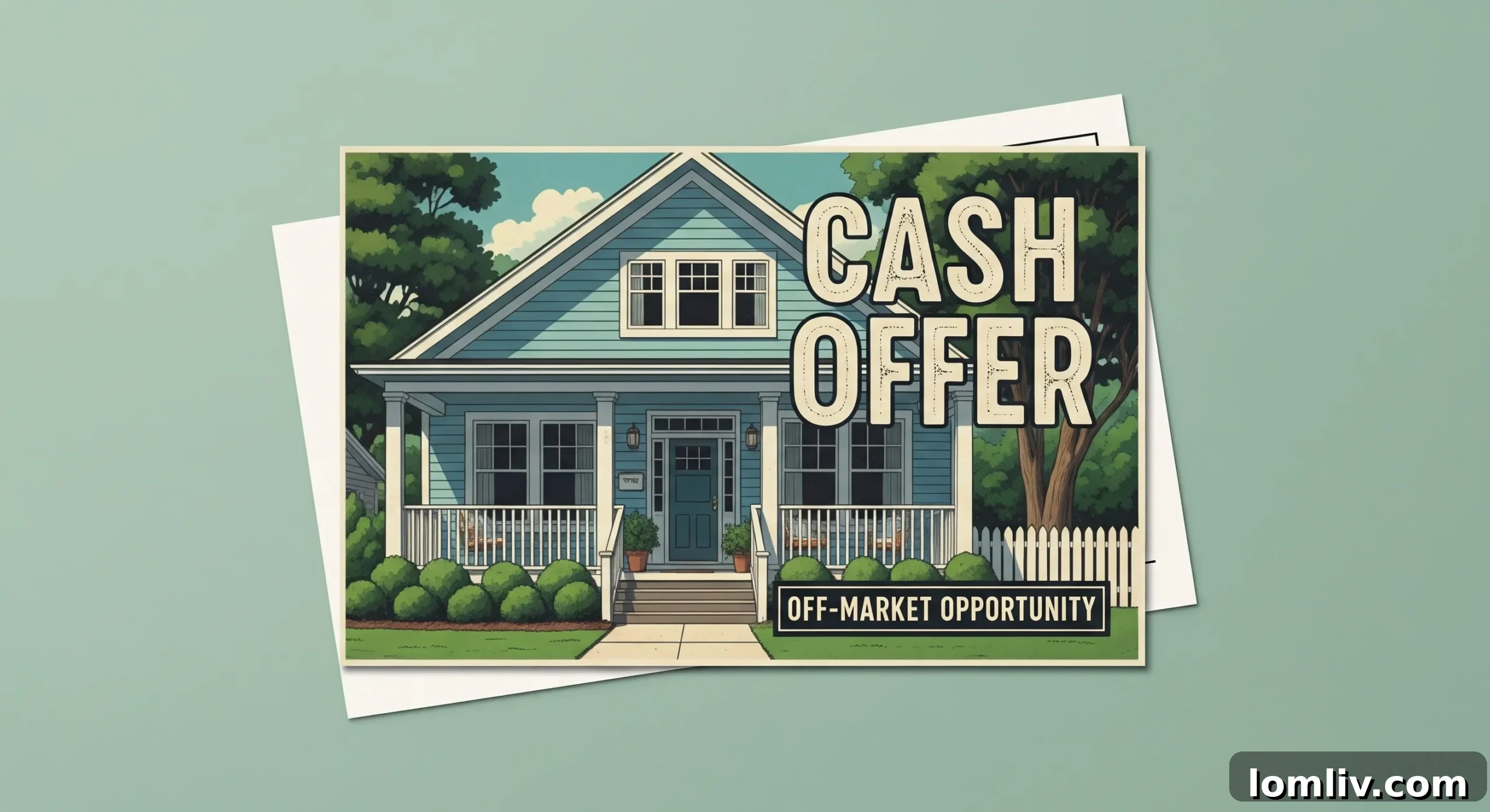 Hand holding an offer letter from an investor for a home, prompting consideration of direct buyer interest.