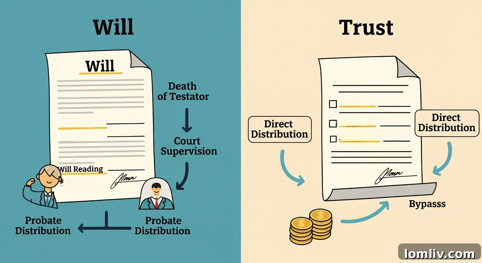 Estate planning lawyer advising a client on wills and trusts