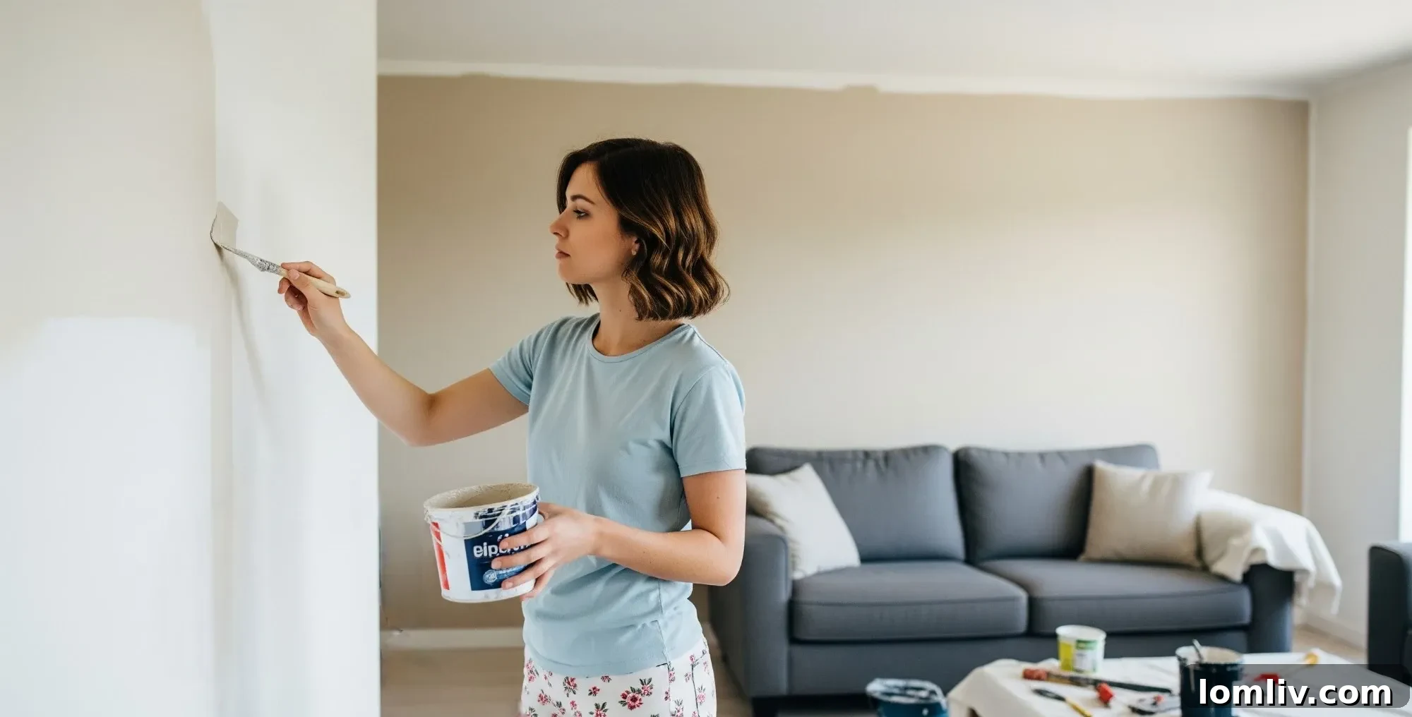 Fresh paint increases home value