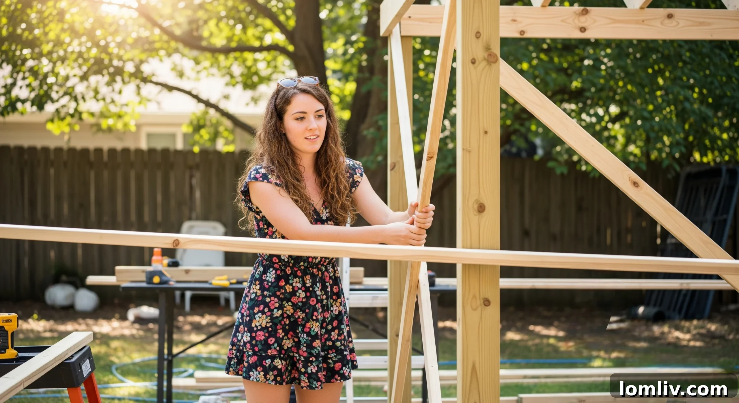 Creative backyard cooling solutions