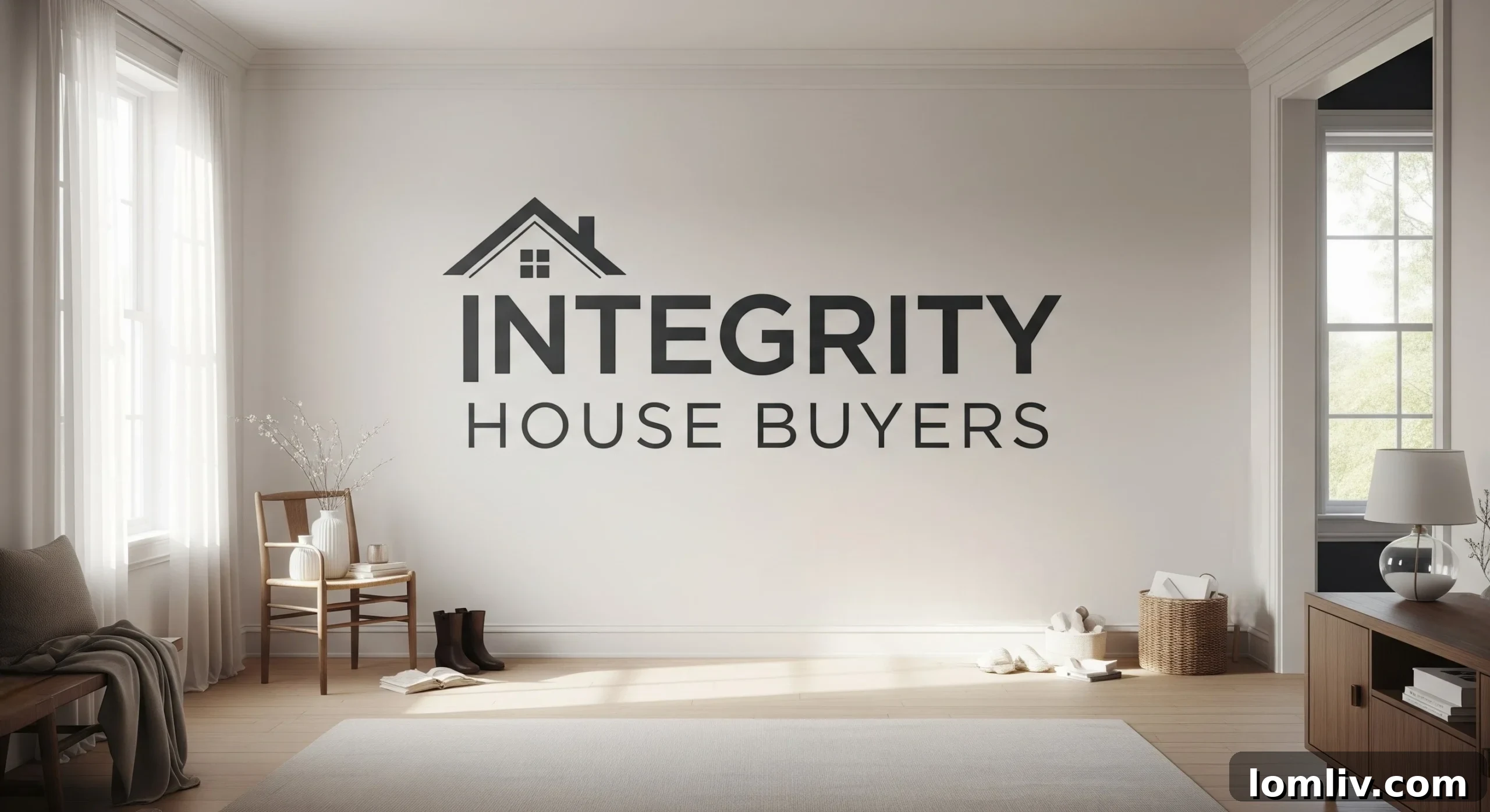 Cluttered living room in a hoarder house, emphasizing the challenge of selling a property filled with items.