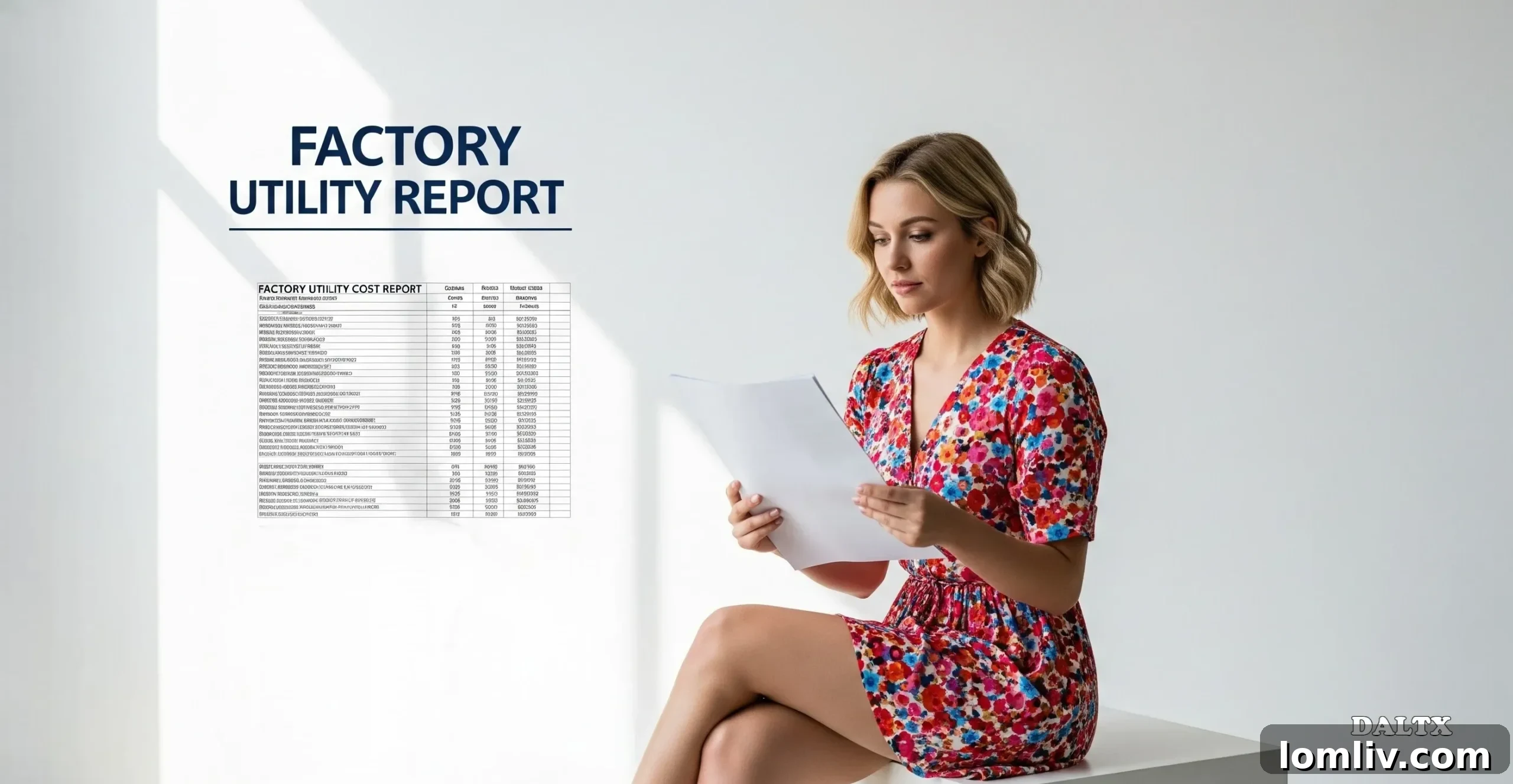 Property manager reviewing utility bills and vendor contracts