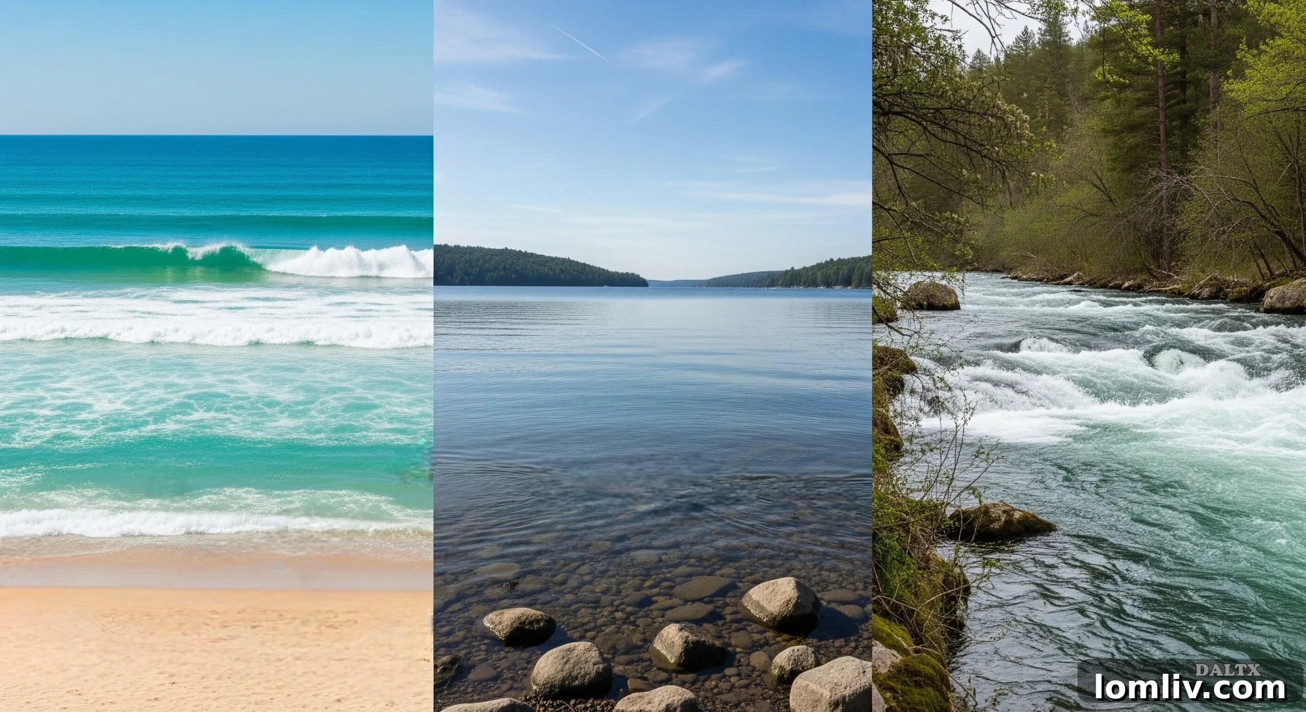 Waterfront Property in Canada What Every Buyer Needs to Know 2 Various types of waterfront properties from aerial view.