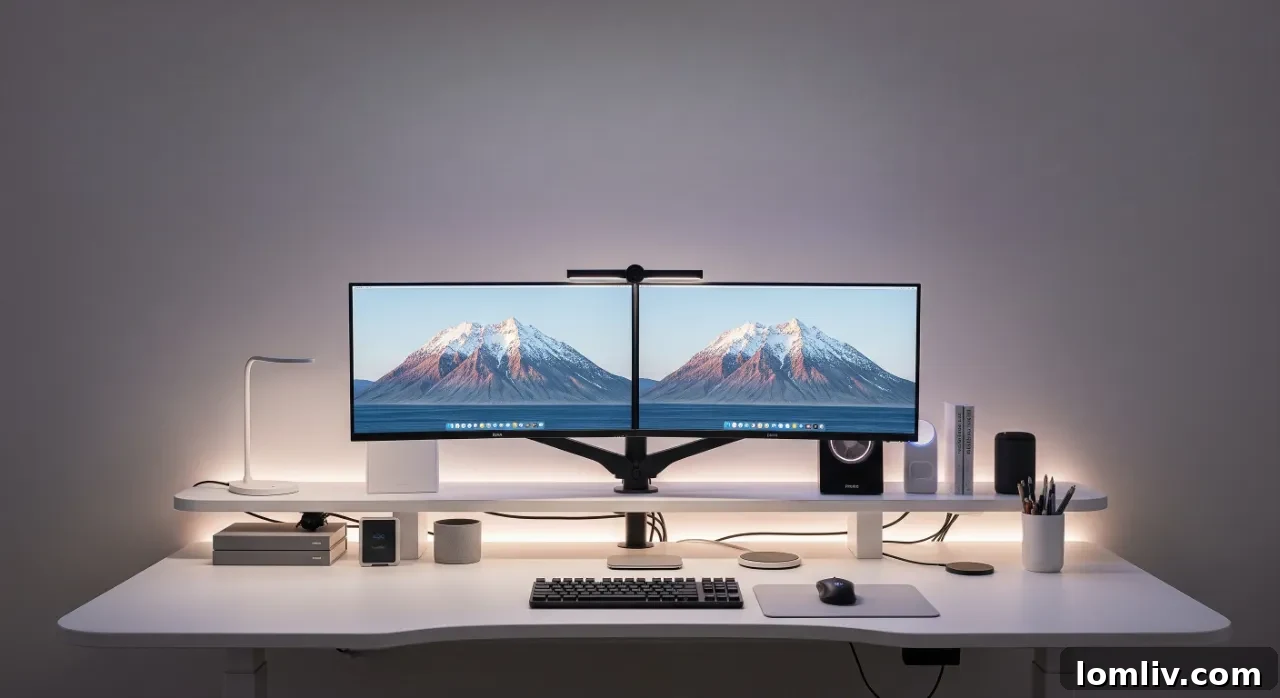 Unlocking Engagement: The Perks Modern Employees Crave 3 A person working comfortably at an ergonomic, personalized desk setup.