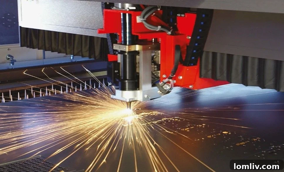 Courtyard adorned with laser-cut decorative elements