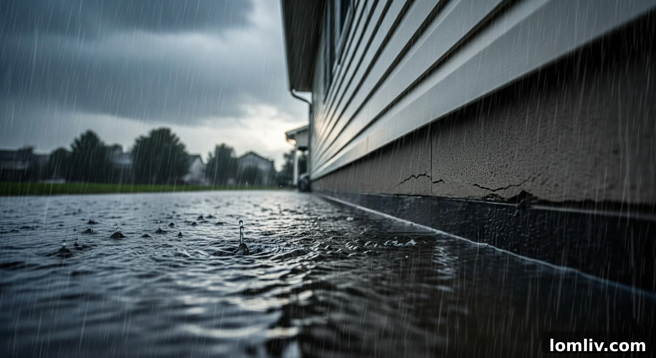 Safeguarding Your Texas Home From Water Ruin 2 Residential house exterior with gutters and downspouts, illustrating water damage prevention