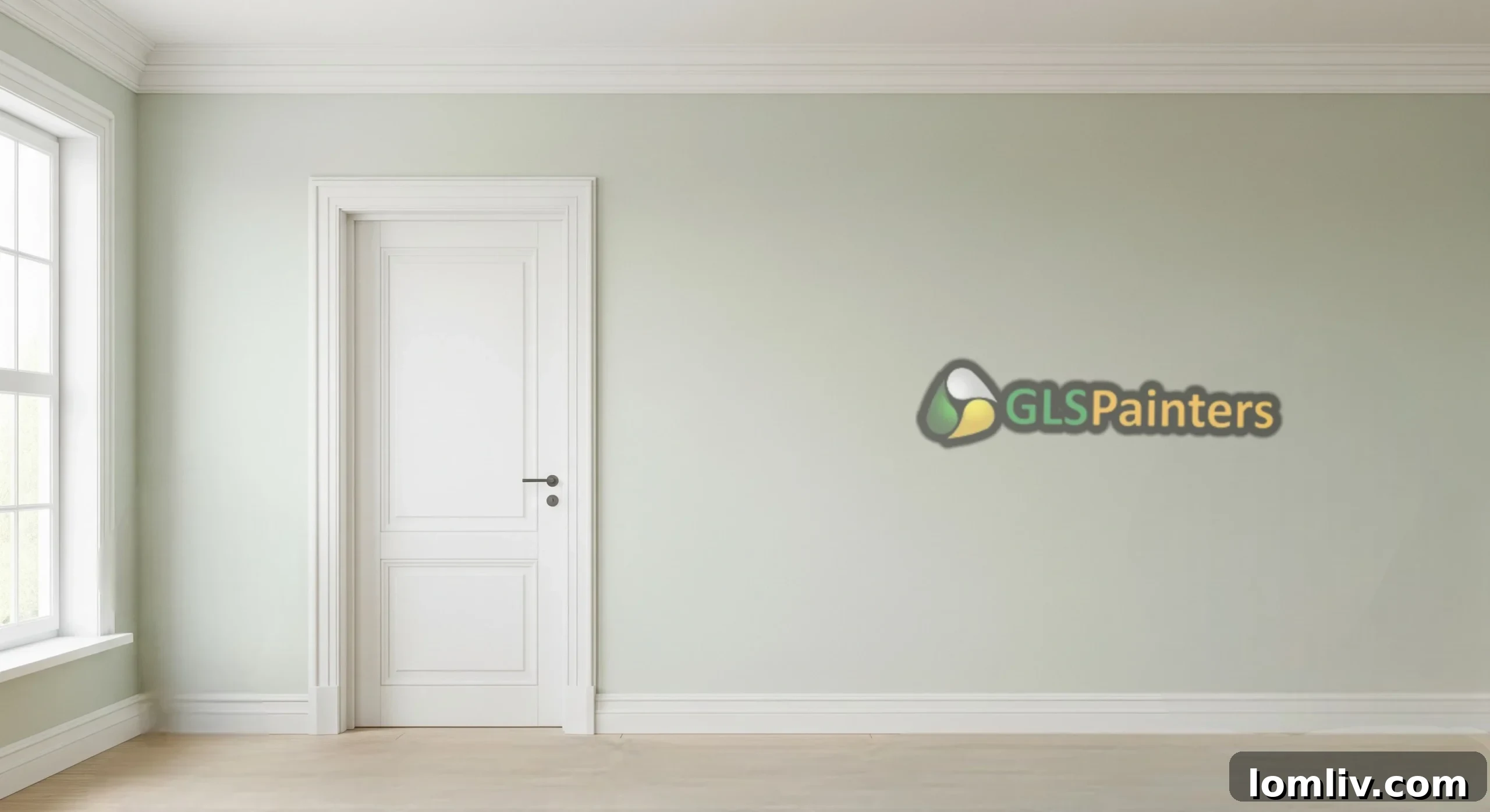 A professionally painted interior creating a serene and inviting atmosphere.