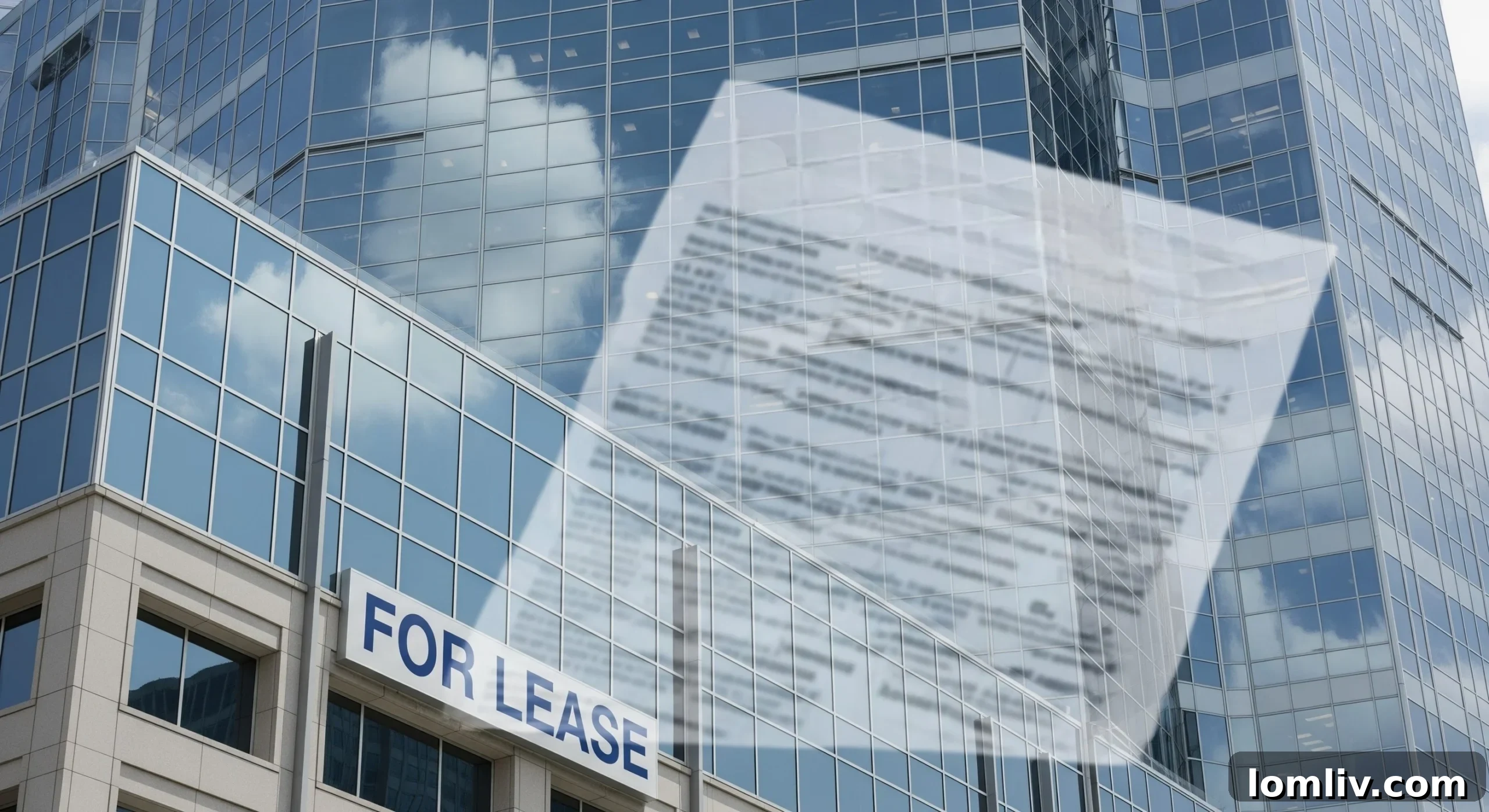 Architectural rendering of an office building exterior