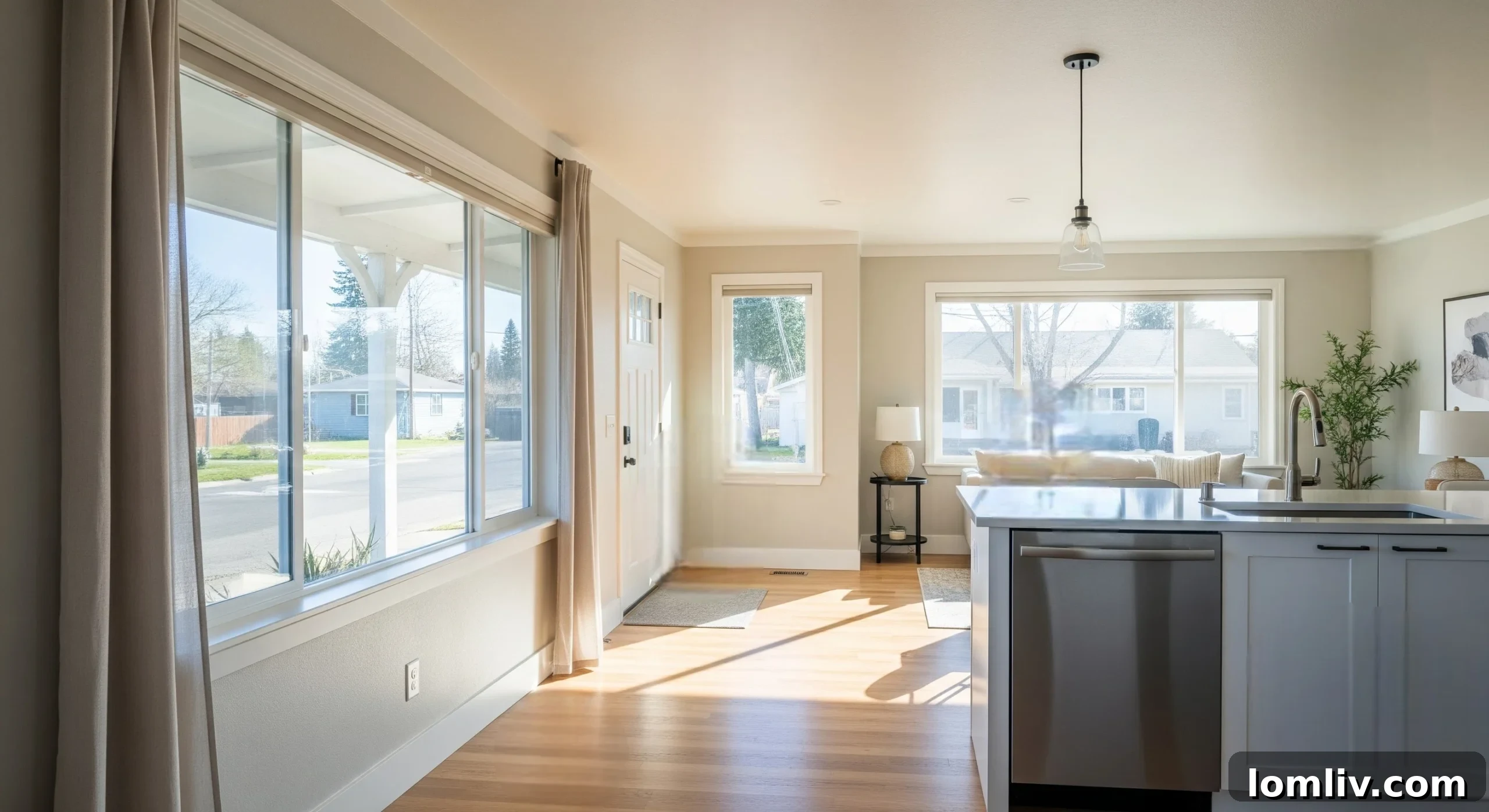 Professional deep cleaning of a modern kitchen, attention to detail