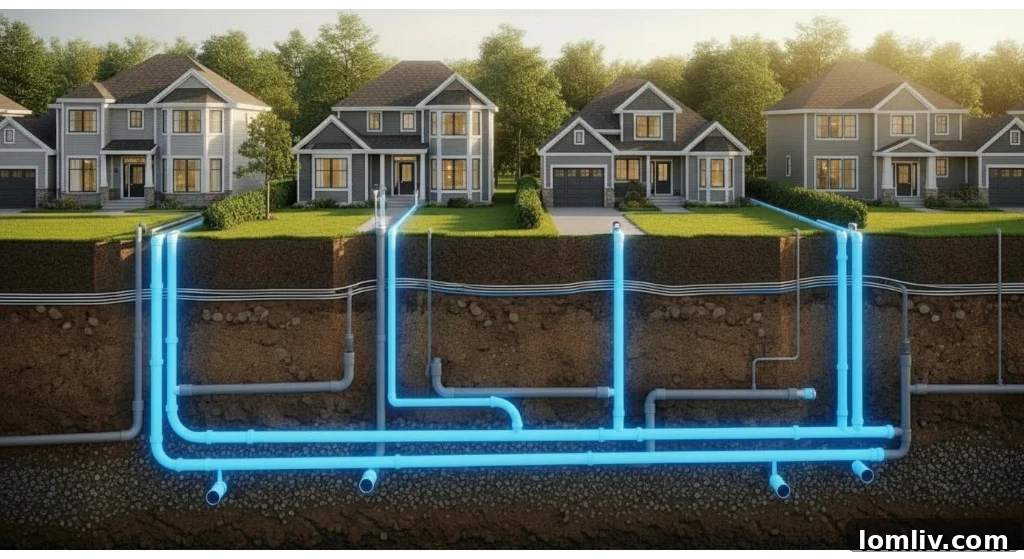 Clean water flowing from a tap, symbolizing reliable water infrastructure and its impact on property values.
