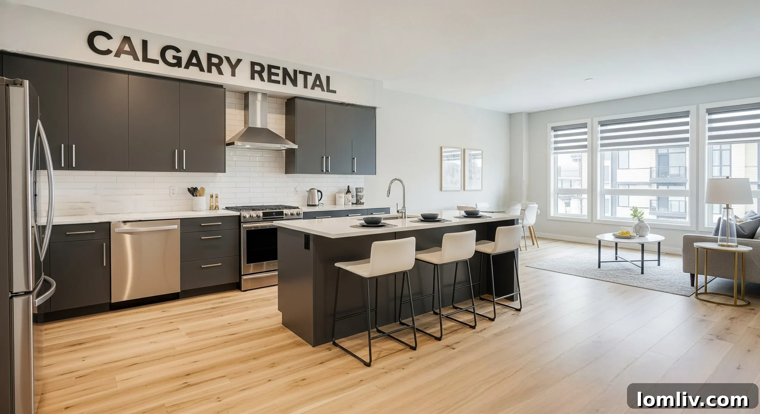 Upgrade Your Calgary Rental: Unlock Maximum Income Potential 2 Modern renovated kitchen in a Calgary rental property