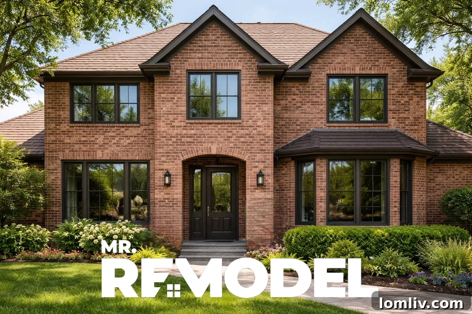 Modern energy-efficient windows on a Dallas home, illustrating superior thermal performance and aesthetic appeal.