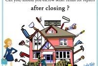 Repair Escrow After Closing The Right Decision
