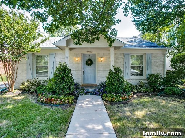 4433 Hyer Street, University Park, Dallas - a move-in ready renovated home exterior