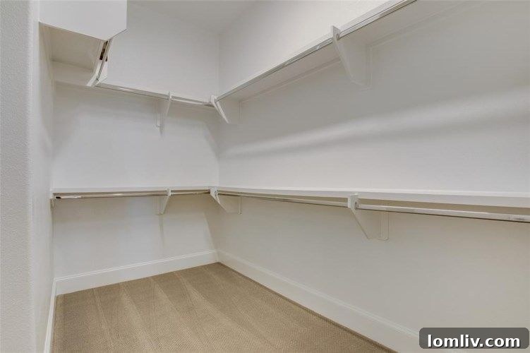 Redefining Luxury Lifestyles at Las Colinas Station 11 Spacious walk-in closet with ample storage solutions