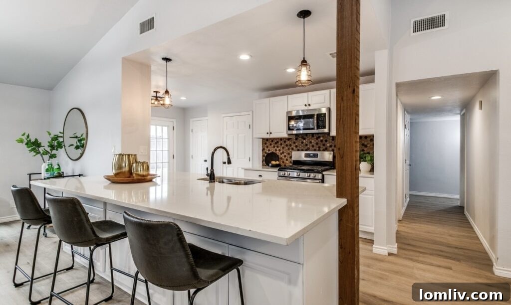 Elegant dining room with a feature fireplace, perfect for entertaining