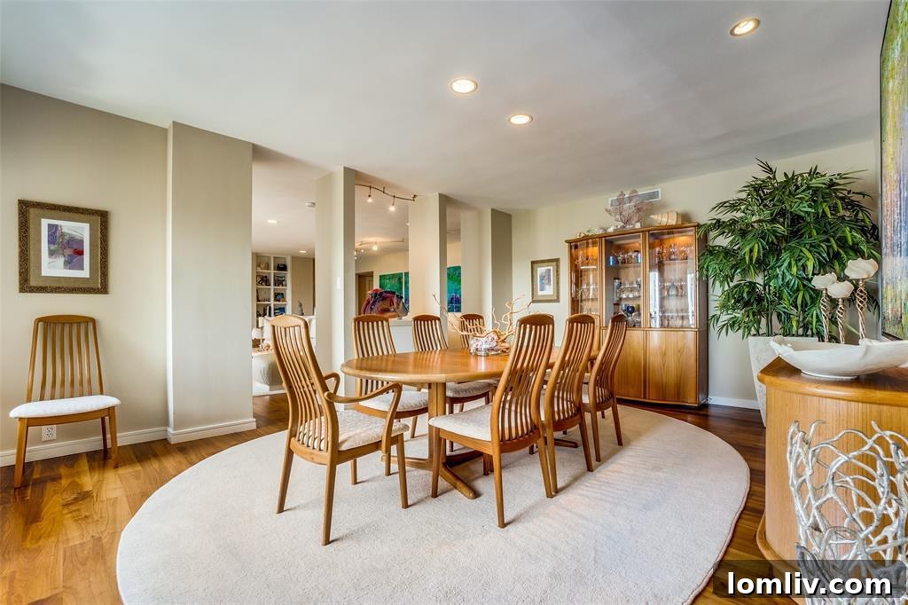 Turtle Creek Vista: A Serene Three-Bedroom Haven 11 Hallway and Entryway in Luxury Condo