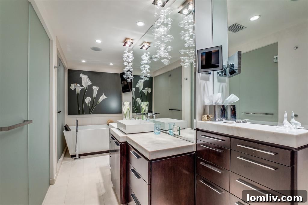 Turtle Creek Vista: A Serene Three-Bedroom Haven 13 Luxury Bathroom in Second Primary Suite