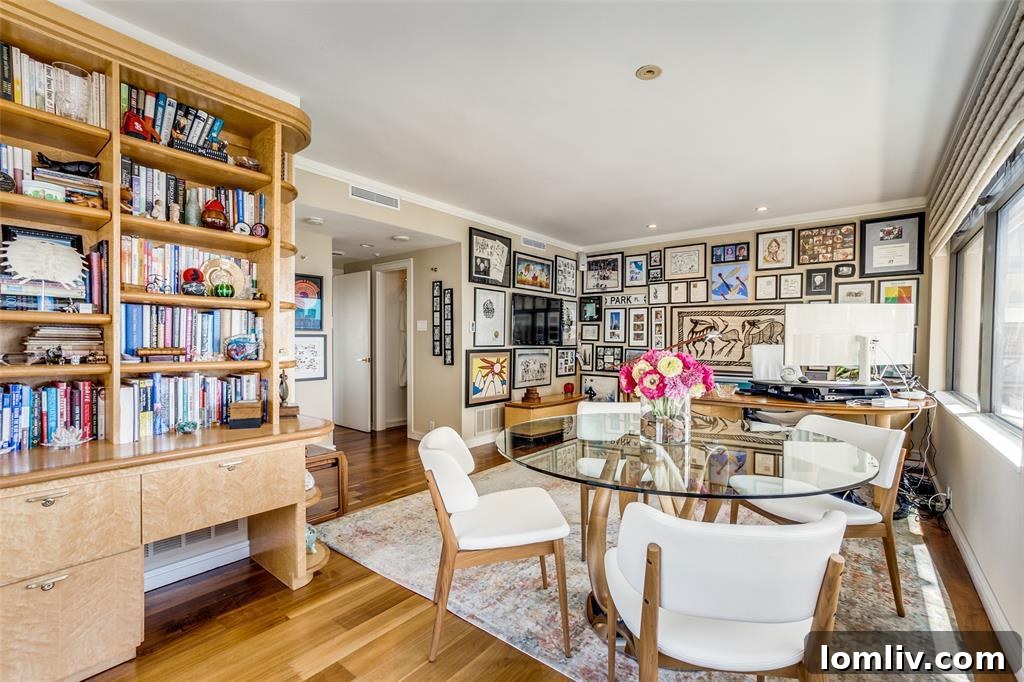 Turtle Creek Vista: A Serene Three-Bedroom Haven 14 Elegant Powder Room in 3525 Turtle Creek