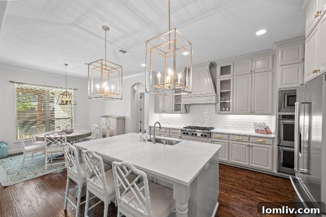 Modern interior design with clean lines and neutral colors in a Fort Worth home