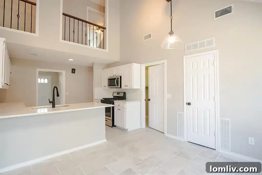 A cozy living room in the Plano home, with tasteful decor and comfortable seating.