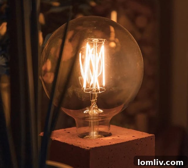 If you have fixtures with exposed bulbs, consider antique filament-style LEDs.