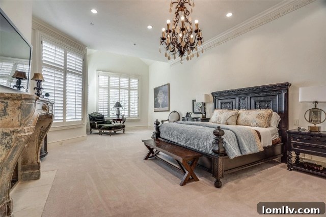 Hillcrest Estates Italian Villa A Legacy For Lifelong Memories 11 Luxury primary suite with coffee bar and private garden access