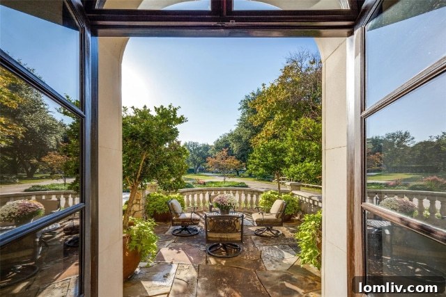 Hillcrest Estates Italian Villa A Legacy For Lifelong Memories 5 Elegant stone detailing on a luxury Dallas home