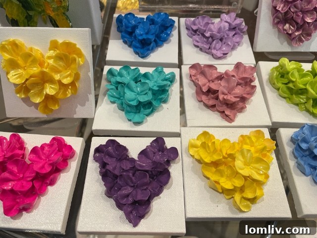 Christine Tonolini 3D floral heart art