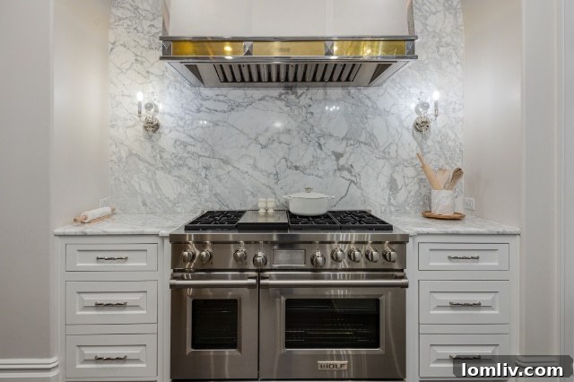 Modern and luxurious kitchen island design