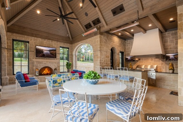 White Rock Lake luxury outdoor living center
