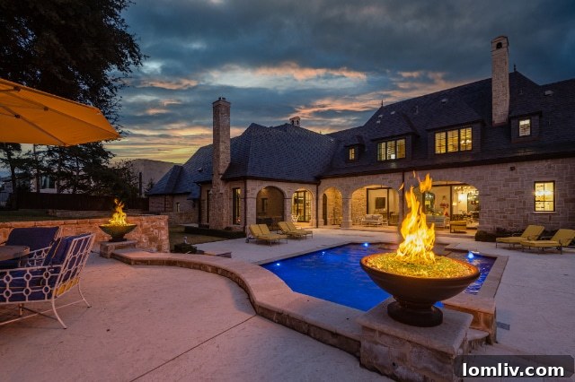 Panoramic view of White Rock Lake luxury property