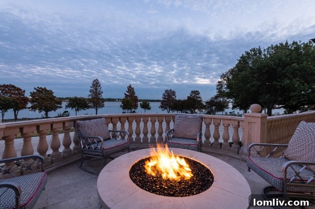 Elegant façade of a luxury estate by White Rock Lake
