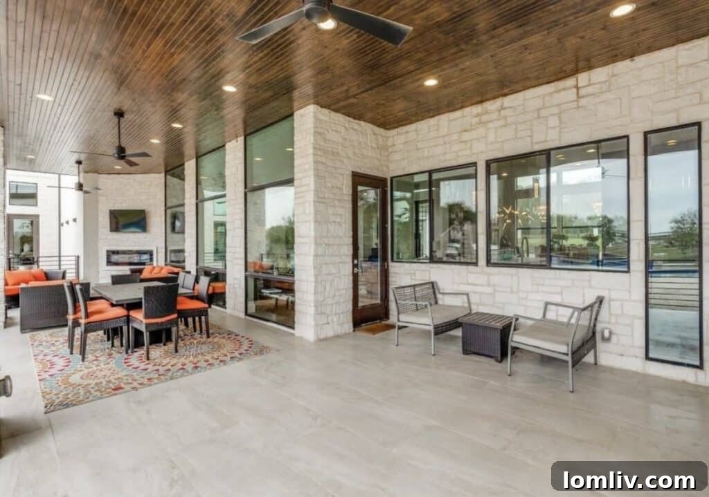 Expansive backyard with pool and open space