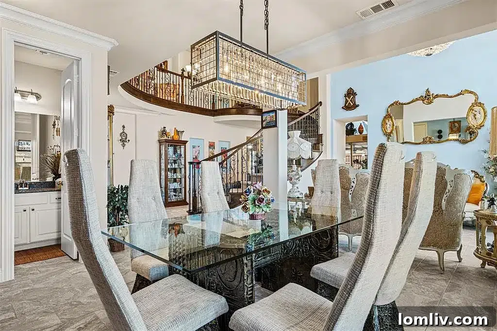 Modern kitchen with large island, perfect for entertaining at 3625 Bankside