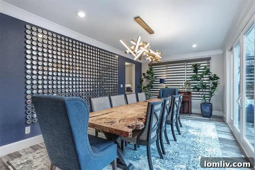 Gourmet kitchen with island and modern appliances at 8204 Bankside