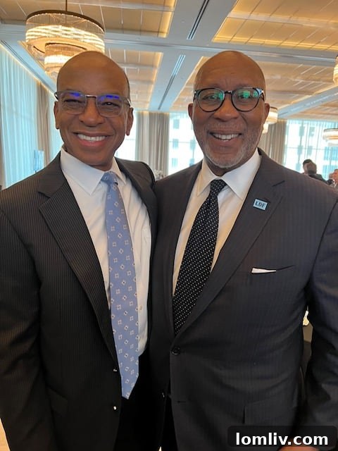 Willis Johnson and Ron Kirk at the DDI annual meeting