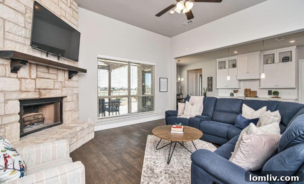 Serene master bedroom in a luxury Rockwall property