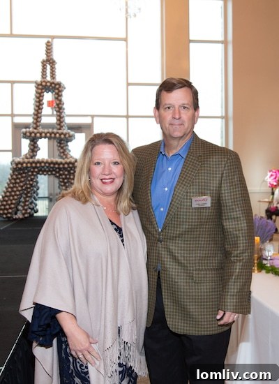 Realtor Angela Carney with her husband, Service First loan officer Chris Carney, at the fundraiser.