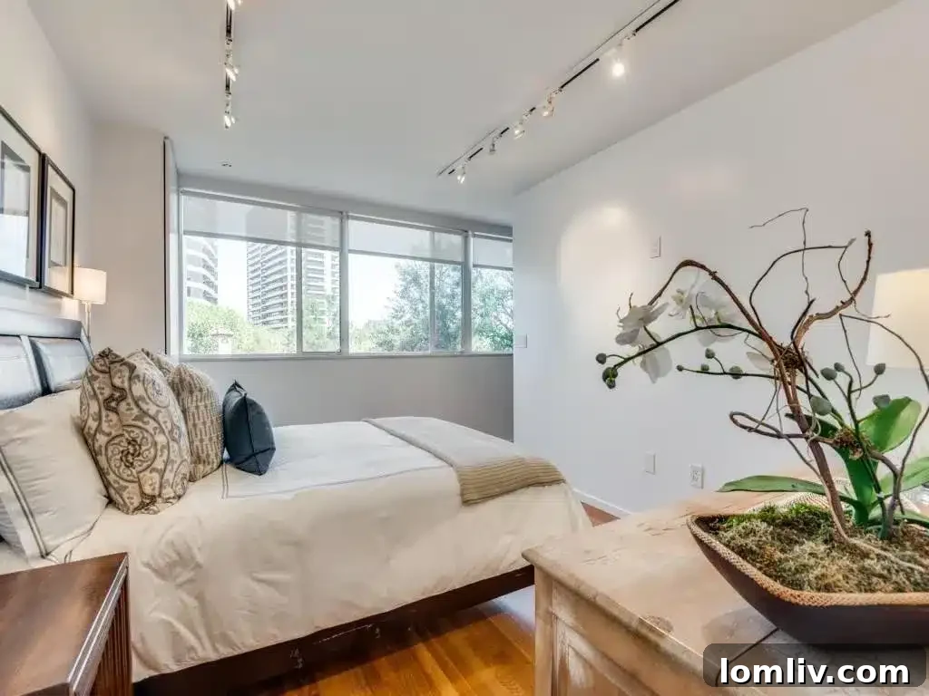 Elegant bedroom in Apt 4E