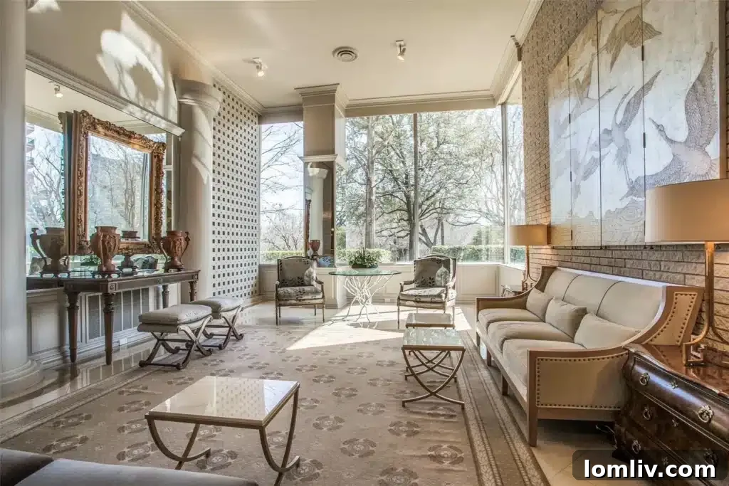 The elegant lobby of Turtle Creek North