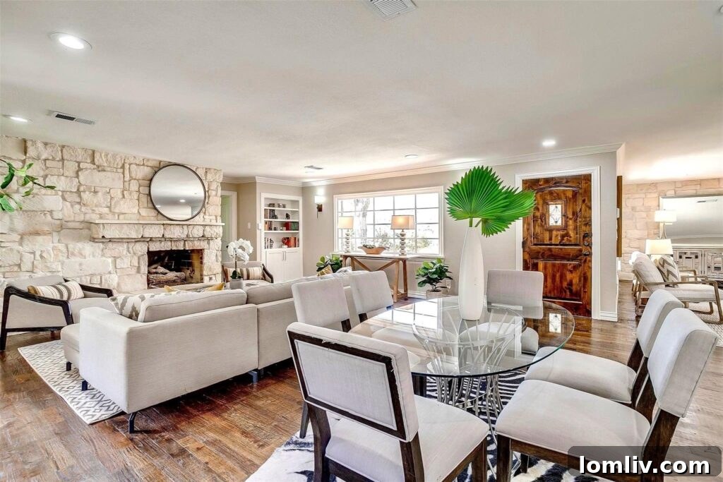 Open Concept Living Tanglewood Home