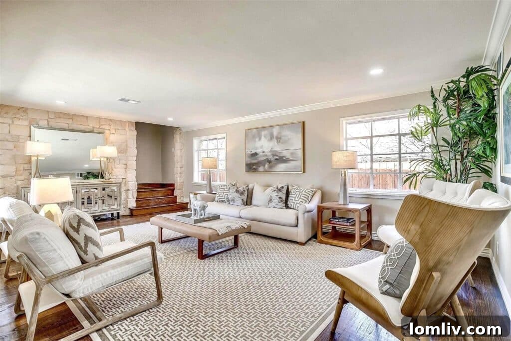 Elegant Living Room Fort Worth