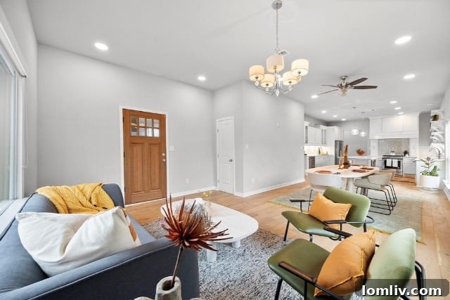 Cozy seating area with stylish decor