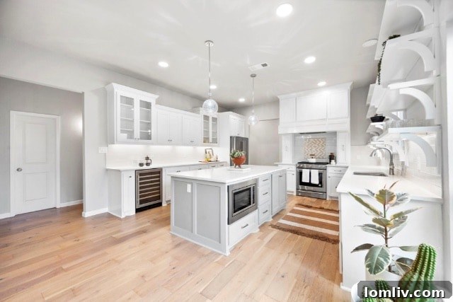 Modern kitchen with minimalist design