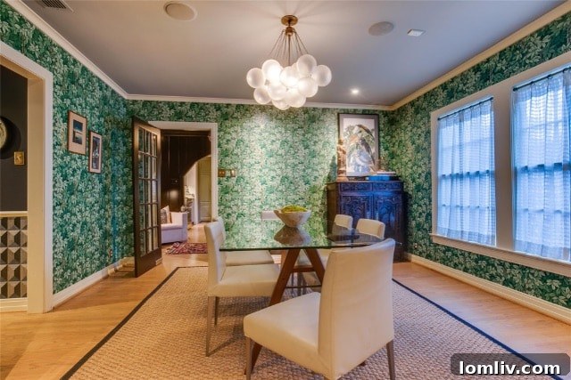 Elegant Hallway with Artwork