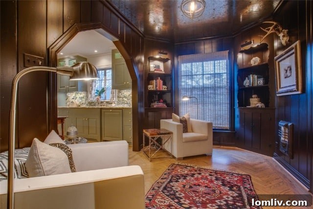 Vibrant Living Space with Unique Rugs