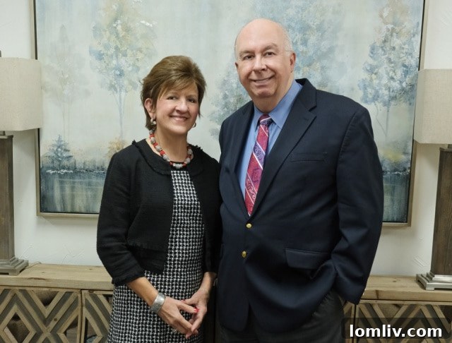 RE/MAX DFW Vice President and co-owner Kay Wolfe and co-owner and president Mark Wolfe at the awards event