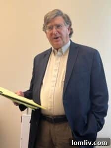 Essential Details from Saturday's District 10 Meeting with Sycamore Strategies on Cypress Creek 12 William Roth, a property owner, speaking about deed restrictions.